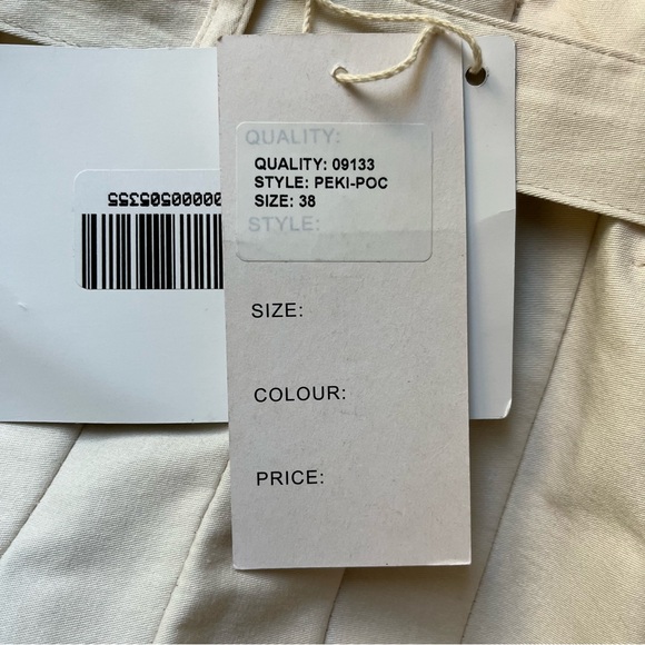 Ivan Grundahl Cream Pleated Maxi Asymmetrical Skirt with Detachable Pocket - Picture 10 of 14